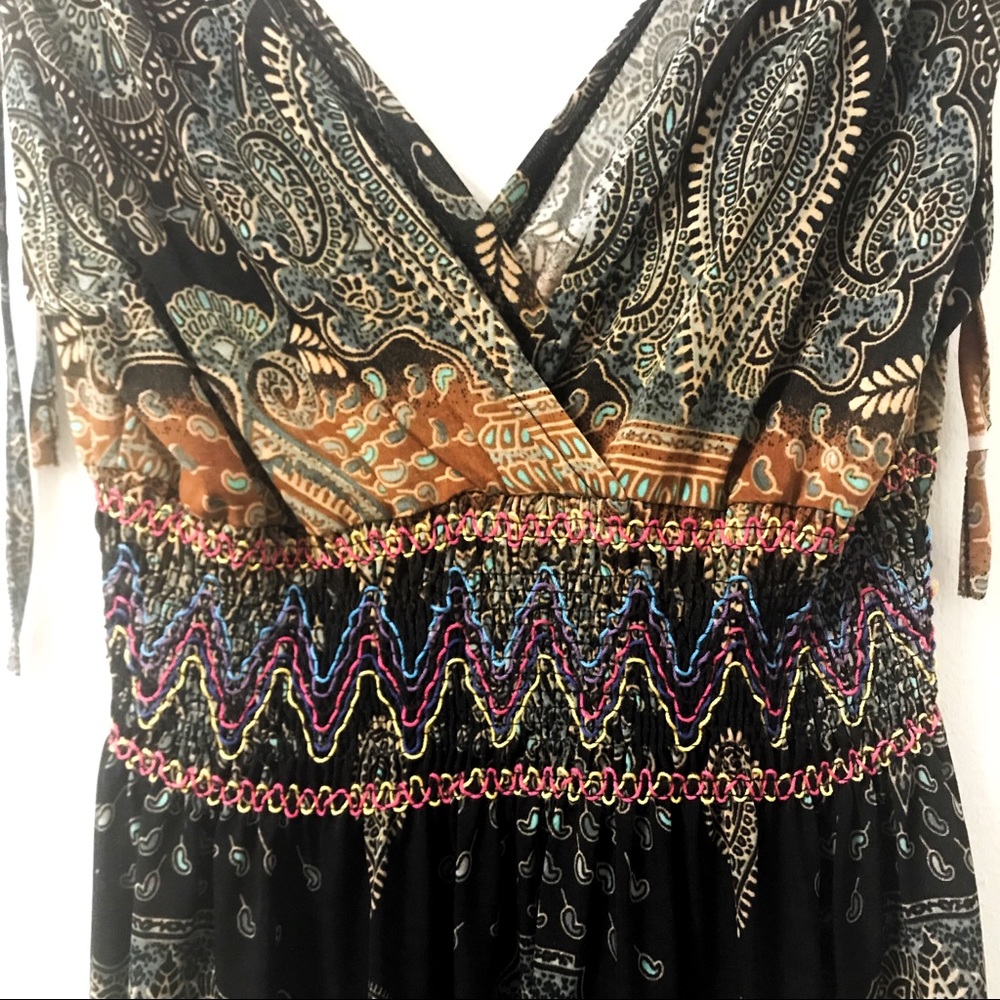 Dress with Aztec Patterns